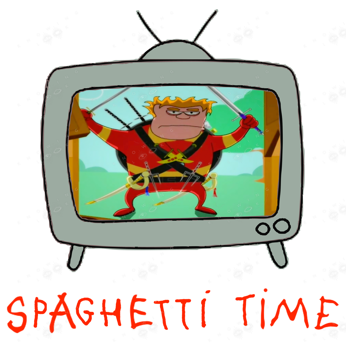 Spaghetti Time — Coach McGuirk, Home Movies, The Wizard's Baker Tee