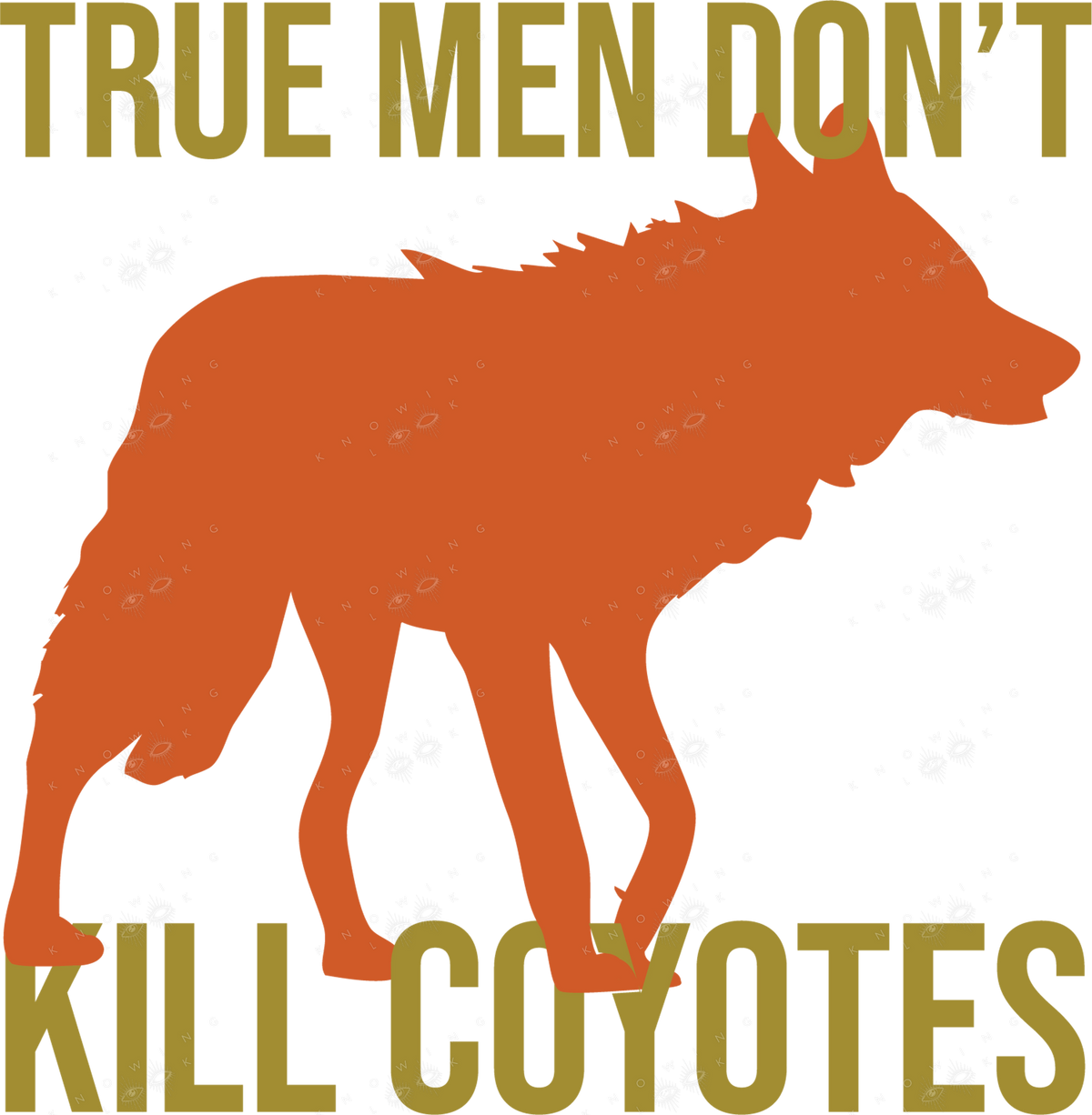 Don't Kill Coyotes — Red Hot Chili Peppers 'True Men Don't Kill Coyotes' Tee