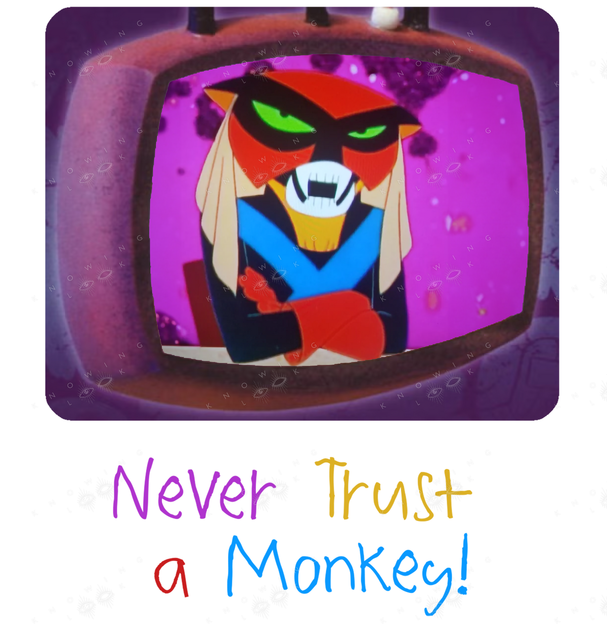 Never Trust a Monkey — Space Ghost Coast to Coast, Brak Tee