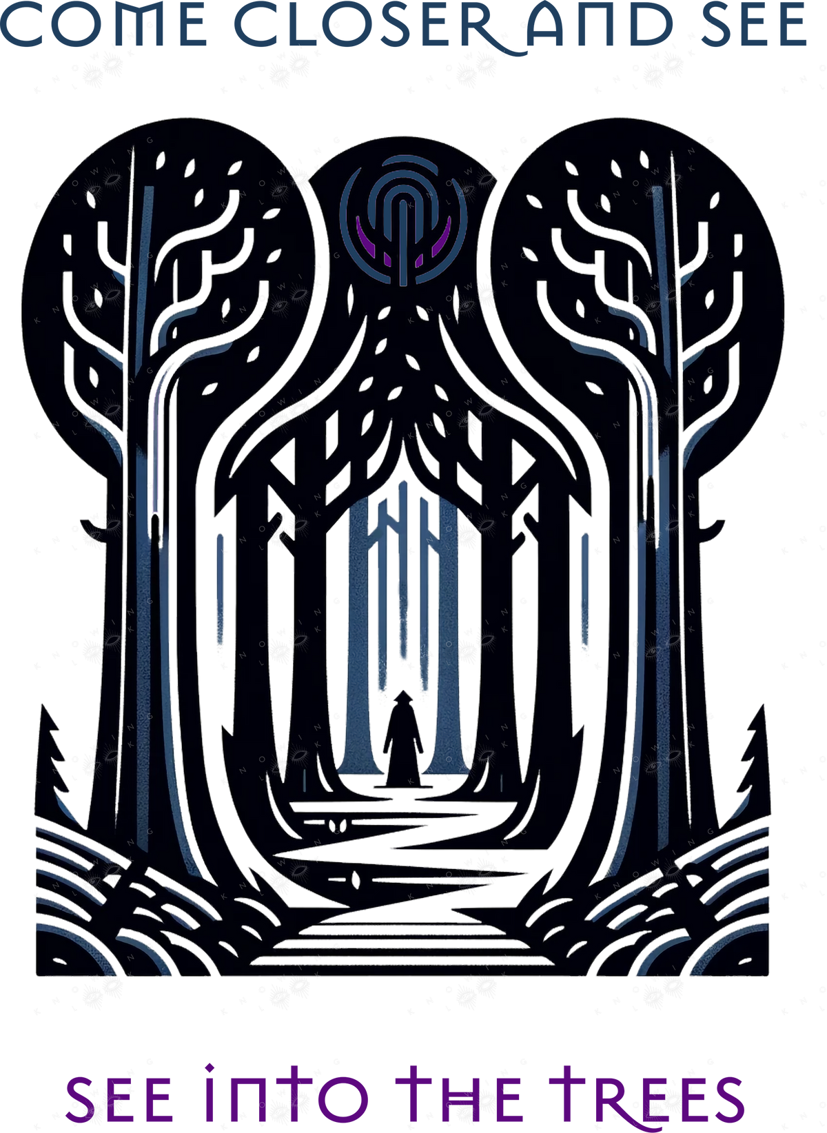 See Into the Trees — The Cure 'A Forest' (1980) Fan Art Tee