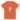 LEET the 1337ening — leetspeak tee, Orange, front
