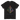 Sierpinski Pyramid — 3D Sierpiński tetrahedron fractal tee, Black, front